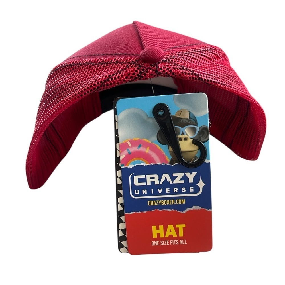 Bored Of Directors Red Ape Trucker Hat NWT | Snapback Graphic Cap - Picture 3 of 5